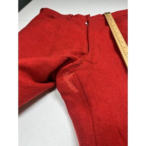 Vintage 50's North Country Men's Red Pants USA Minnesota Saint Paul hunting Wool - Picture 6 of 10